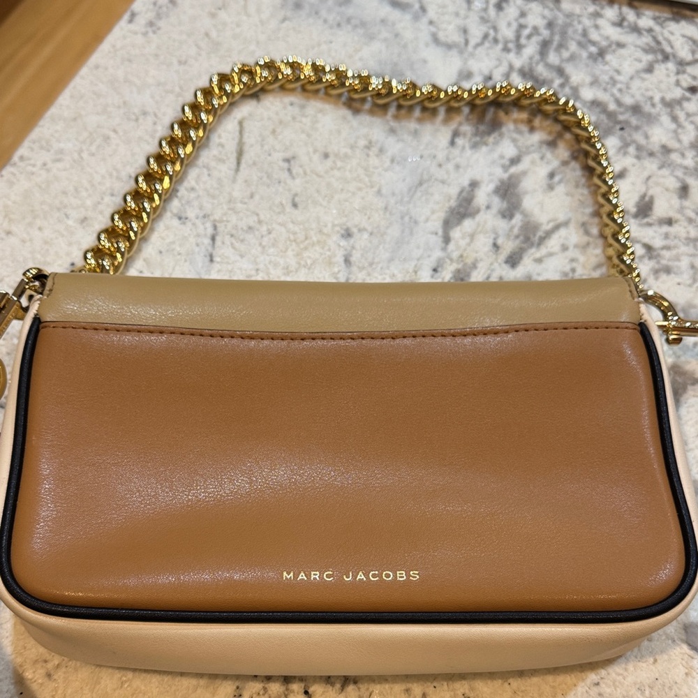NWOT Marc Jacobs Two-Tone Brown Crossbody Bag - Picture 4 of 4